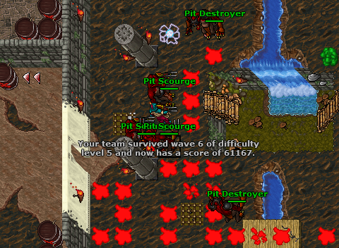 Prove your strength against players or monsters in battle arenas